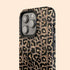Metallic Leopard Personalized Name iPhone Case